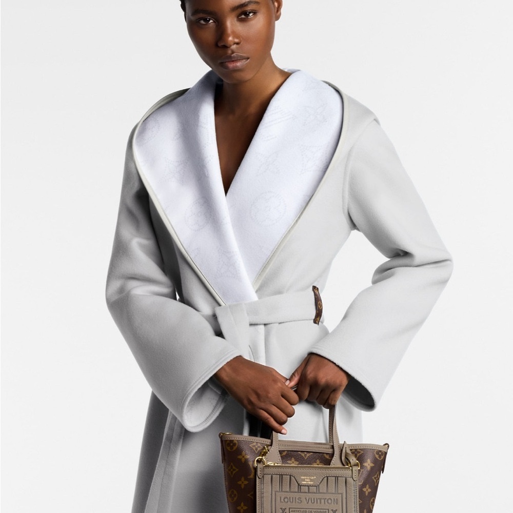 Louis Vuitton Neverfull Bandoulière Inside Out BB – Dark Fango – Brand New